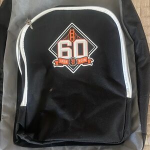 Collectibles Vintage SF Giants 60th (1958-2018) Black and Gray Backpack